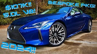 2024 Lexus LC500 Review || Looks That Can Kill With A Timeless V8 Heart!