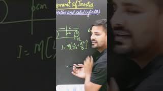 Moment Of Inertia Of Hollow And Solid Cylinder Passing Through C.M. And Perpendicular To Its Lenght