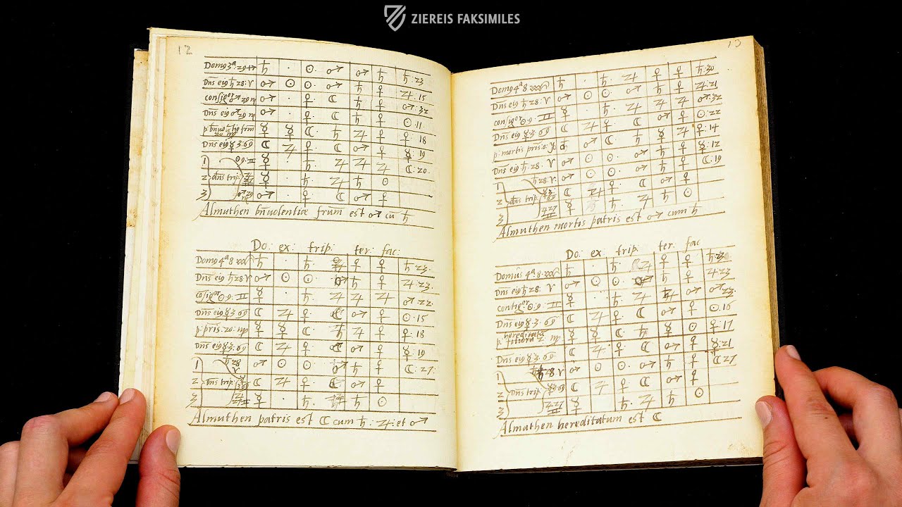 THE HOROSCOPE OF PHILIPP II - Browsing Facsimile Editions (4K / UHD)