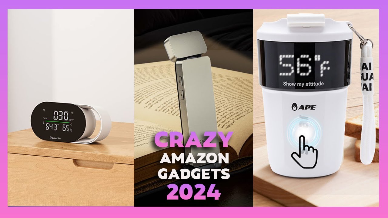 35 CRAZY Amazon Gadgets You Can Buy Must See Tech for 2024 - YouTube