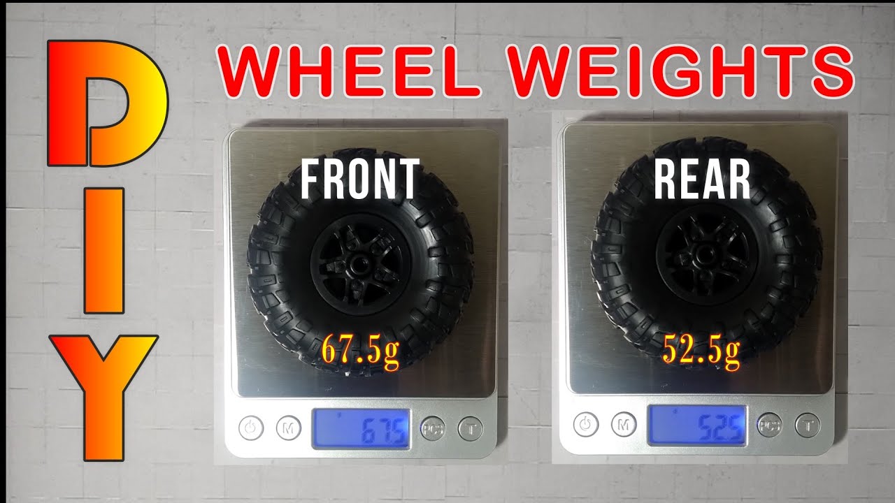 DIY Wheel Weights for WPL/MN Wheels YouTube