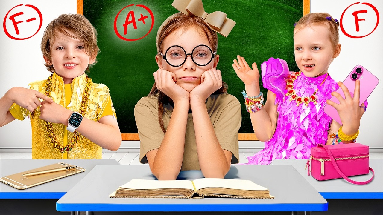 👧💖 ¡Primer día de Eva en la escuela! | Nueva alumna y nuevos amigos 🎉🎒