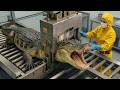 Inside Factory: How Crocodile Leather is Made | Full Production Process &amp; Heavy Machinery