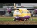 WELCOME AIR Dornier 328 Turboprop Take Off at Airport Bern-Belp