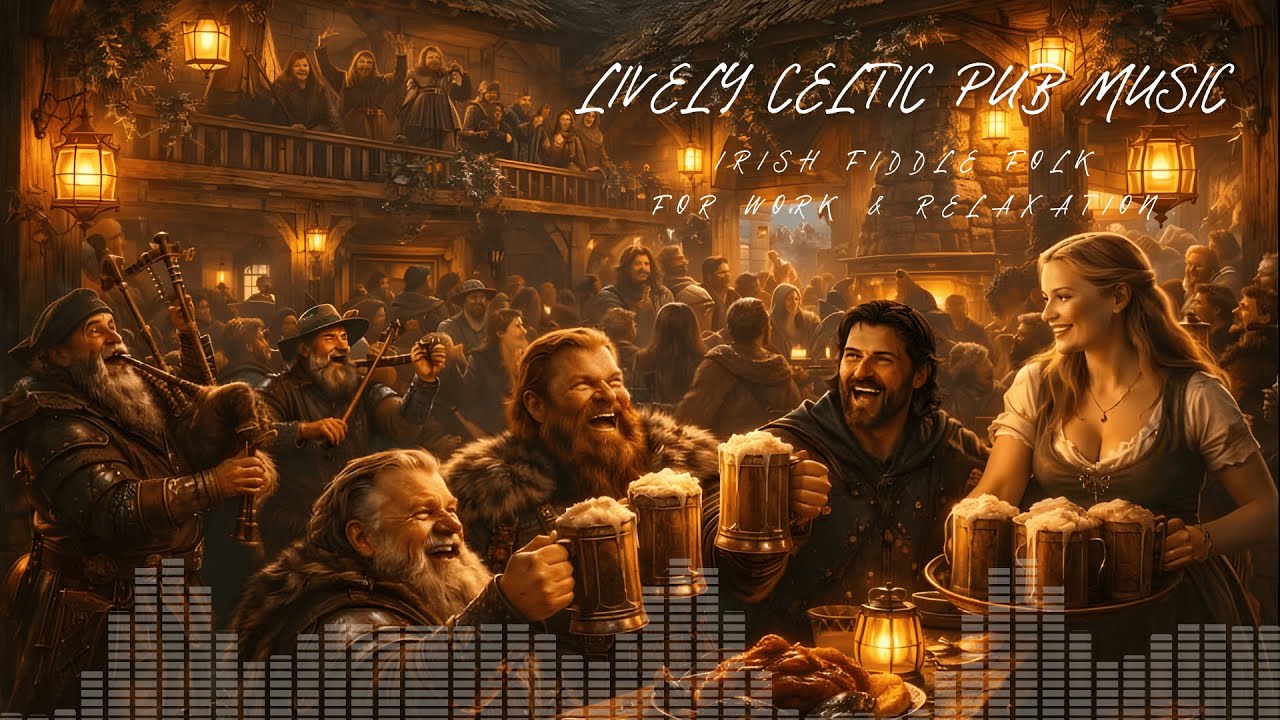 Lively Celtic Pub Music – Irish Fiddle Folk for Work & Relaxation　陽気なケルト酒場BGM｜アイリッシュ・フィドル 作業用音楽