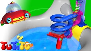 🎁TuTiTu Builds a Bath time Toys - 🤩Fun Toddler Learning with Easy Toy Building Activities🍿