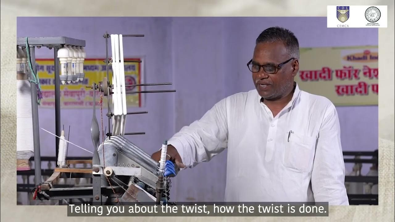 5 khadi spinning yarn count measurement, twist measurement, strength test, Twist direction YouTube