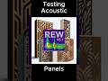 Testing Combo Acoustic Panels #hometheater #soundtest #acousticpanels #diy #roomacoustics