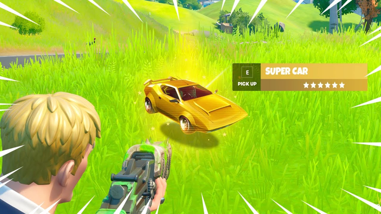 MYTHIC Cars in The NEW Update of Fortnite! YouTube