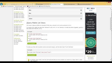 JQuery Mobile Collapsibles and ListViews