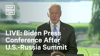 Joe Biden Holds Press Conference Following U.S.-Russia Summit | LIVE