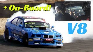 BMW e36 powered by V8 LS1 Chevy Engine!!! - On-Board, Drifting, POWER & Pure Sound!