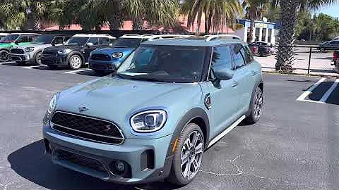 2023 Sage Green Cooper S Countryman w/ Iconic Trim...