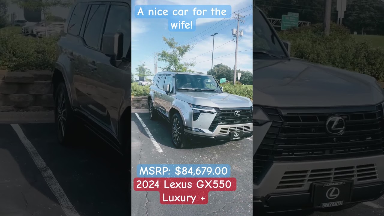 2024 Lexus GX550 Luxury + - Atomic Silver!