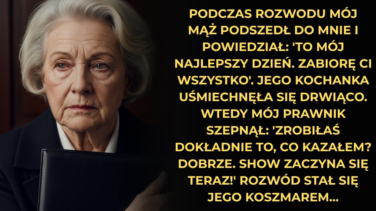„Zabiorę ci wszystko”, powiedział mój mąż w sądzie. Ale rozwód stał się jego najgorszym koszmarem!
