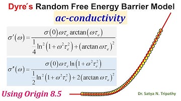 Conductivity Data Fitting Using Random Free Energy Barrier Model (Dielectric Spectroscopy)