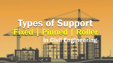 Fixed, Pinned, and Roller Support | Civil Engineering
