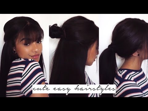 Relaxed Hair Beauty School Makeup