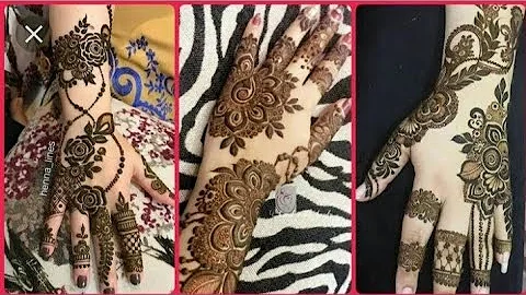 Top 10 latest khafif Mehandi designs 🥰🥰