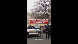 Person suspected of having gun arrested at US Capitol