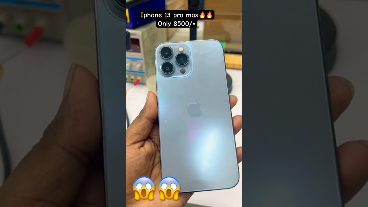 Iphone 13 pro max 256GB 😱😱. Only 8500/=. #foryou #iphone #sell