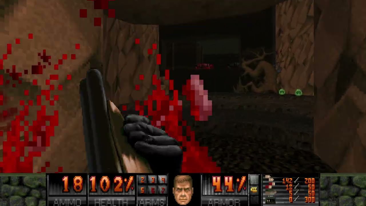 Doom II: Alien Vendetta (100%) Walkthrough | Map02: Rusty Rage.