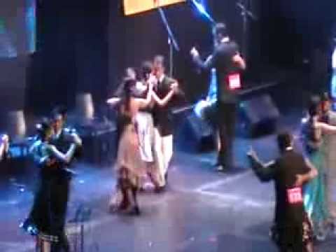 Matias Sotto y Glenda Salas en la "Final del Mundial Tango 2009"