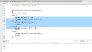 Switch Statements