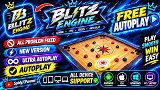Blitz Carrom pool New Verison Ultra Fast AutoPlay Free All Device Support All Problem Fixed Improved screenshot 5