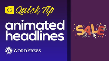 How To Make Beautiful Animated Headlines in WordPress with the Cornerstone Builder
