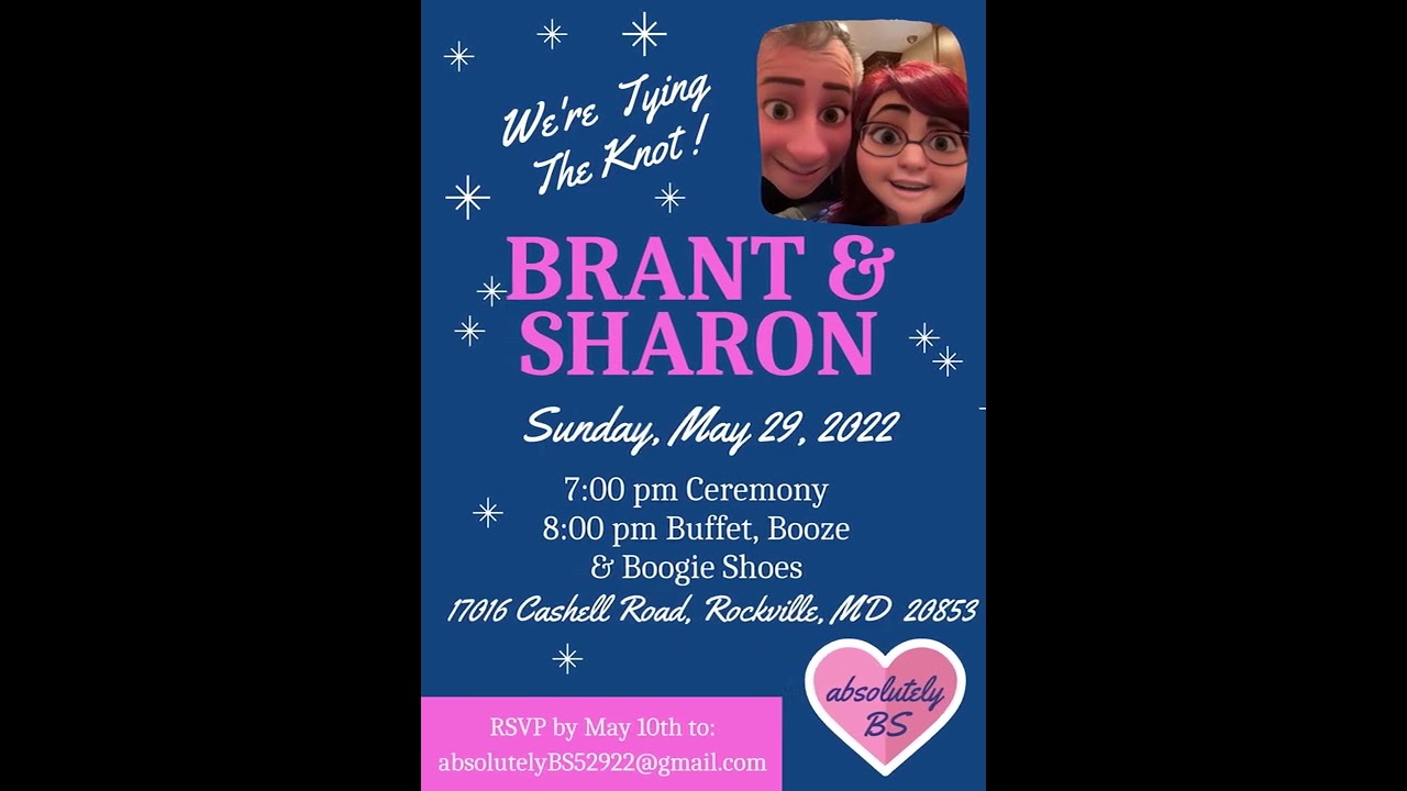 Absolutely BS - - Brant & Sharon are getting hitched