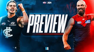 Preview | Carlton v Melbourne | AFL Round 9, 2024