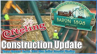 👷Baron 1898🎢Dive Coaster🏗️Construction Update✨Efteling Theme Park April 2015 BouwUpdate