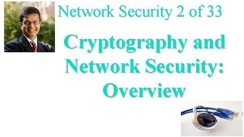 CSE571-11-01: Cryptography and Network Security: Overview