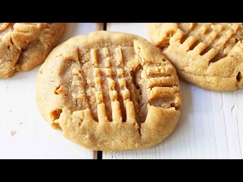 3 ingredient keto peanut butter cookie/Low carb peanut butter cookie