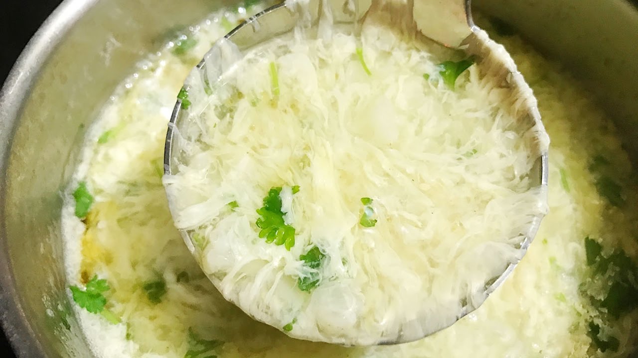 Egg Drop Soup with Cauliflower Recipe ซุปไข่ใส่กะหล่ำดอก YouTube
