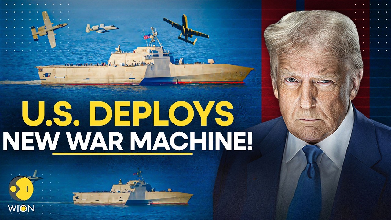 Trump's New War Machine! US Deploys Combat Ship USS Santa Barbara In Gulf | WION Originals