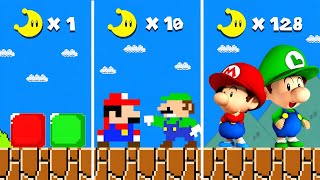 Tiny Mario vs Tiny Luigi. but Moons = More REALISTIC... || MARIO HP 2