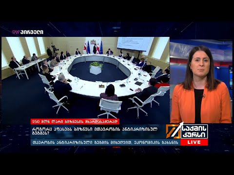250 მლნ ლარი ბიზნესის მხარდასაჭერად - როგორ აფასებს ბიზნესი მთავრობის ანტიკრიზისულ გეგმას?