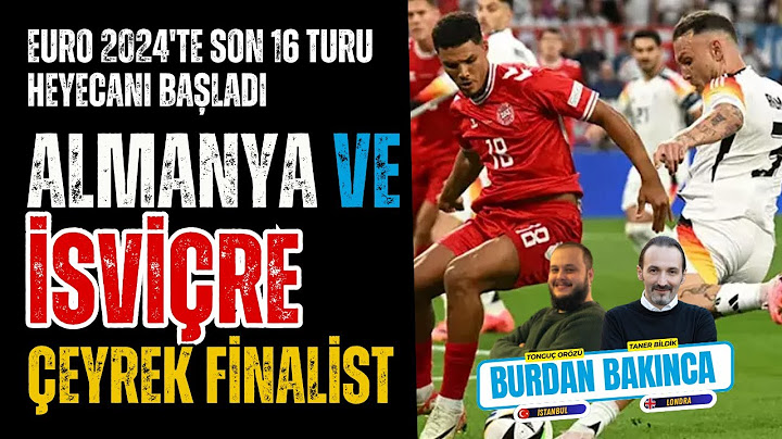 Euro 2024'te son 16 turu maçları başladı
