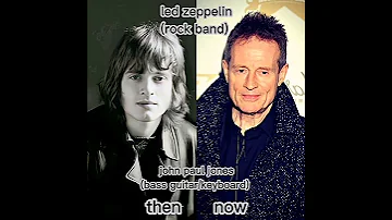 led zeppelin then and now#short