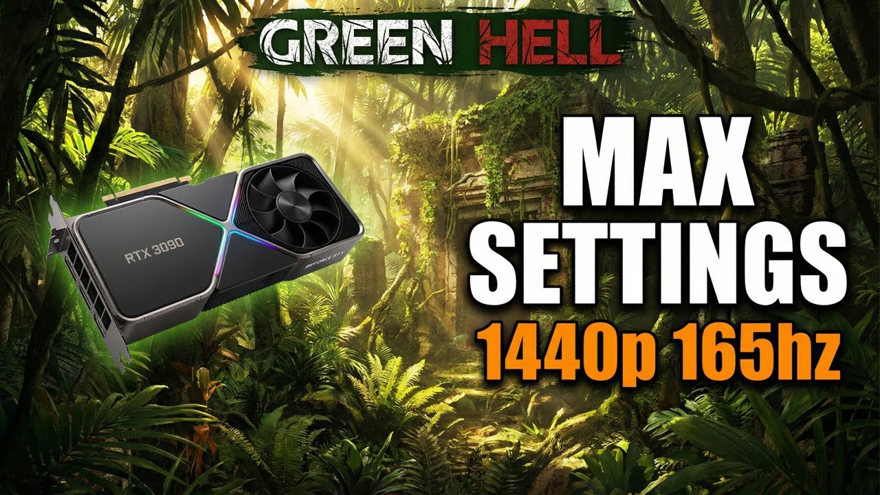 Green Hell RTX 3090 Max Settings Benchmark | 1440p 165hz Performance Test