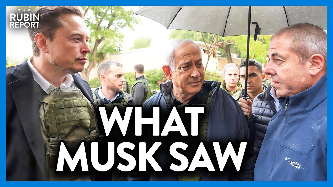 Elon Musk’s Reacts to Tour of Massacre Sights In Israel