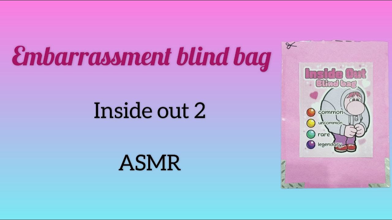 [🧡paper diy🩵] Inside Out 2 Embarrassment Blind Bag Squishy Tutorial ...