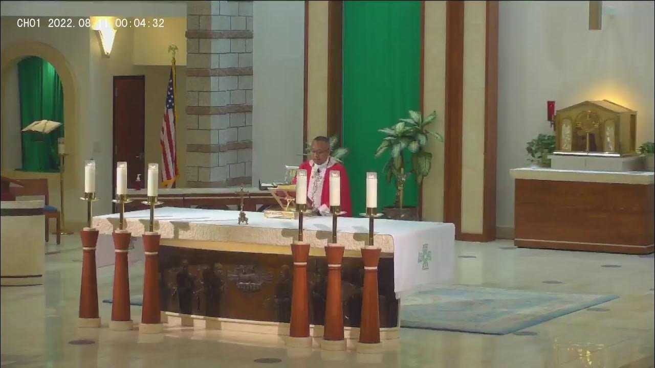 Rosary & Daily Mass August 10, 2022 YouTube