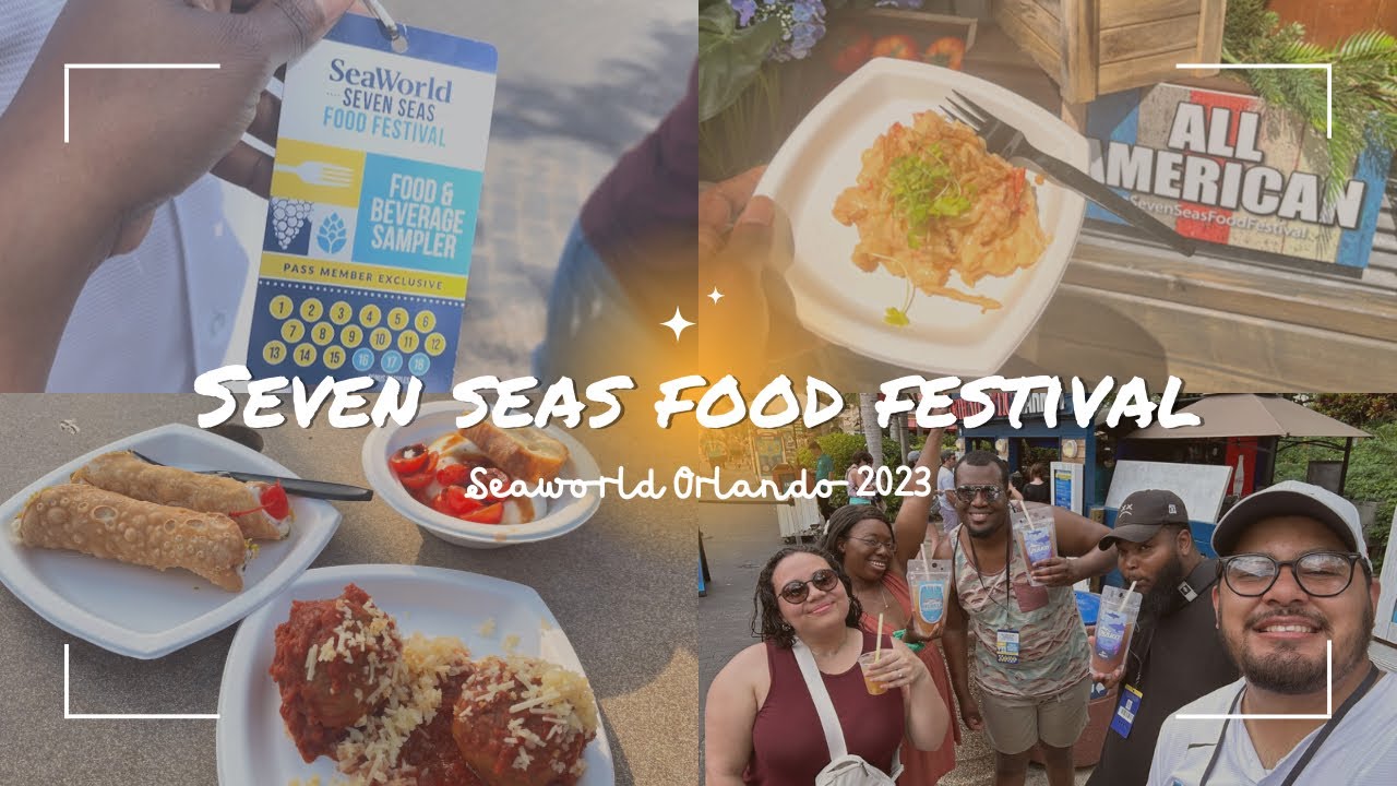 Seaworld Orlando Seven Seas Food Festival (Food, Coaster Cocktails, Animal Encounters & More!)