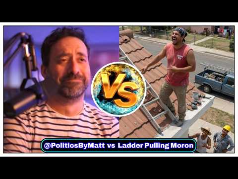Politics with Matt VS MAGA Moron Ladder Puller [Heated Debate] [TikTok]