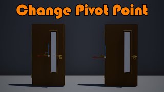 How To Change The Pivot Point Of A Mesh - Unreal Engine Tutorial