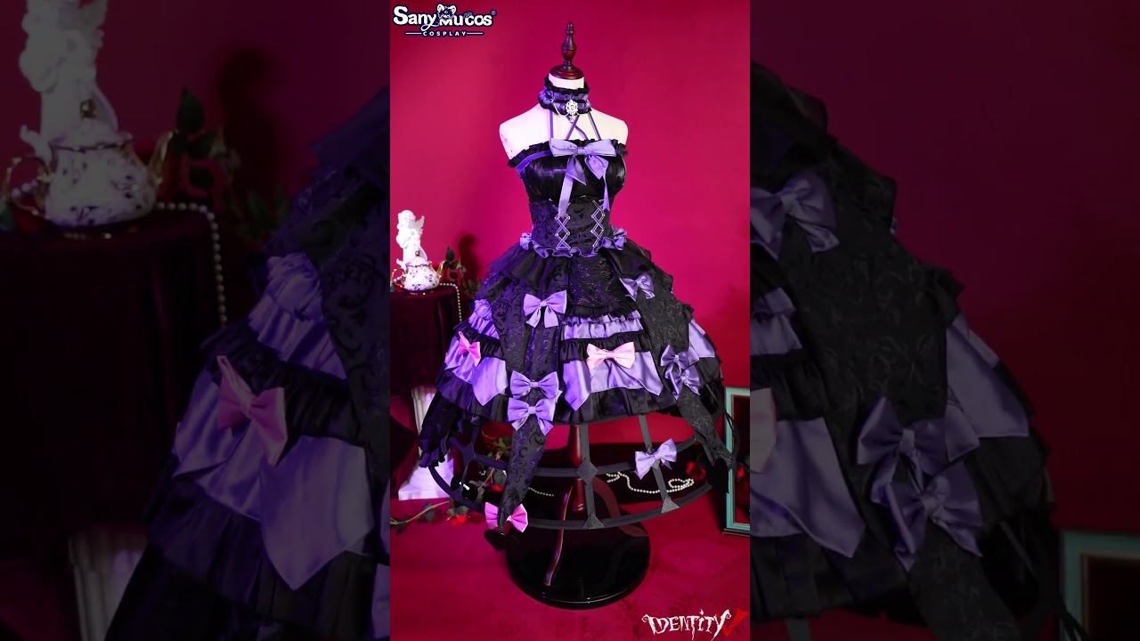 【SanyMuCos】Identity V Merry Kuromi Bloody Queen Cosplay Costume Premium Edition Detail Show