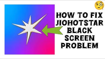 How To Fix "JioHotstar App Black Screen" Problem|| Tech Issues Solutions